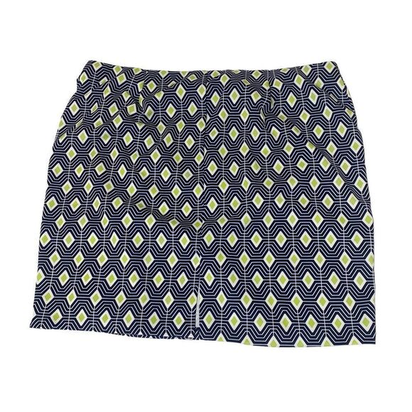 Ashley Stewart Geometric Print Skirt Sz 30/32 - Picture 2 of 6